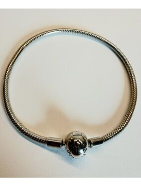 Pandora Moments Snake Chain Bracelet Sterling Silver S925 ALE 8”